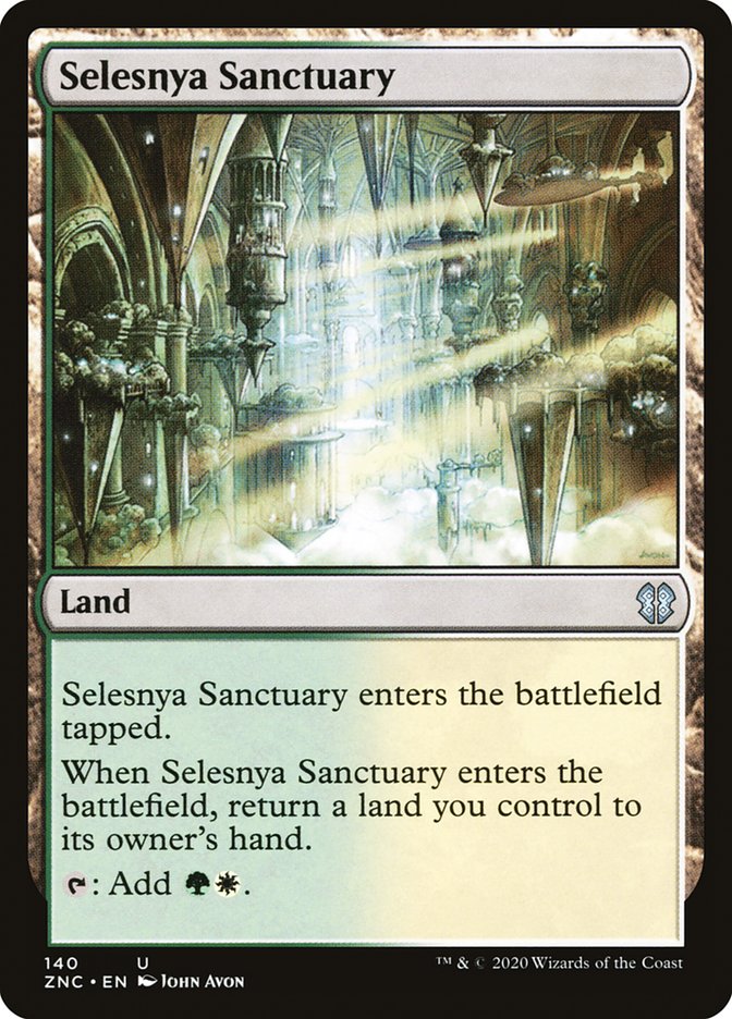 Magic the Gathering Card - Selesnya Sanctuary - MTG Circle