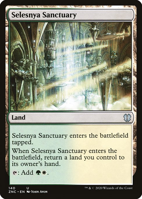 Magic the Gathering Card - Selesnya Sanctuary - MTG Circle