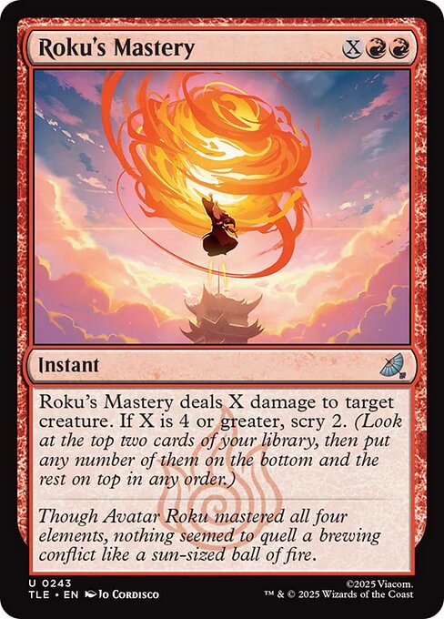 Magic the Gathering Card - Roku's Mastery - MTG Circle