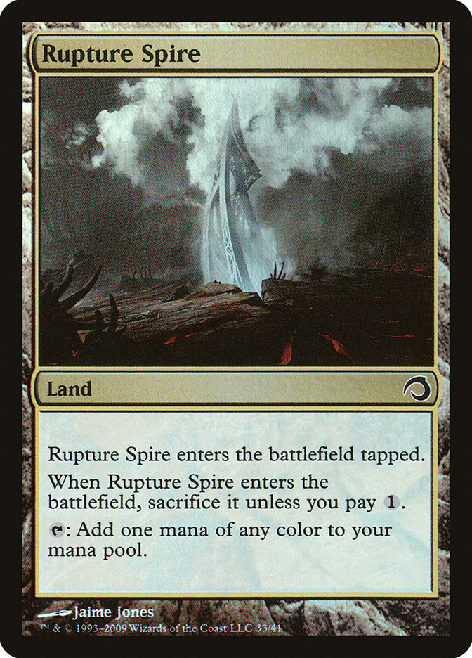 Magic the Gathering Card - Rupture Spire - MTG Circle