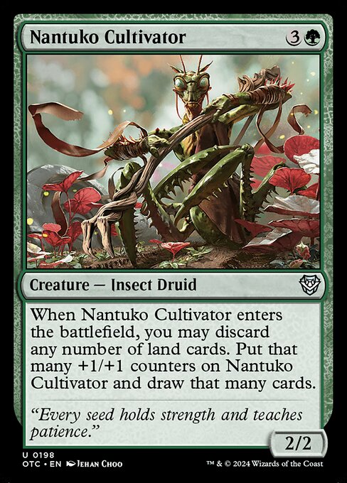 Magic the Gathering Card - Nantuko Cultivator - MTG Circle
