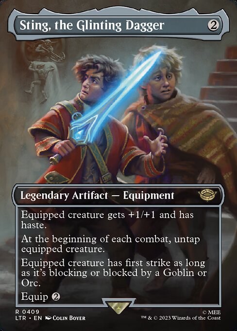 Magic the Gathering Card - Sting, the Glinting Dagger - MTG Circle