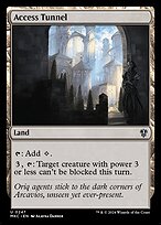 Magic the Gathering Card - Access Tunnel - MTG Circle