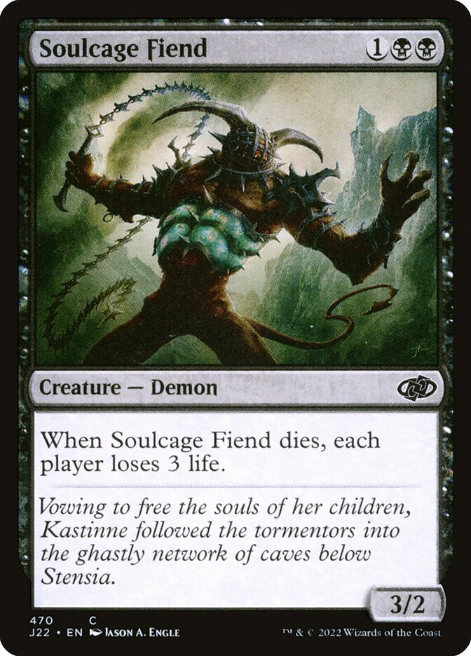 Magic the Gathering Card - Soulcage Fiend - MTG Circle