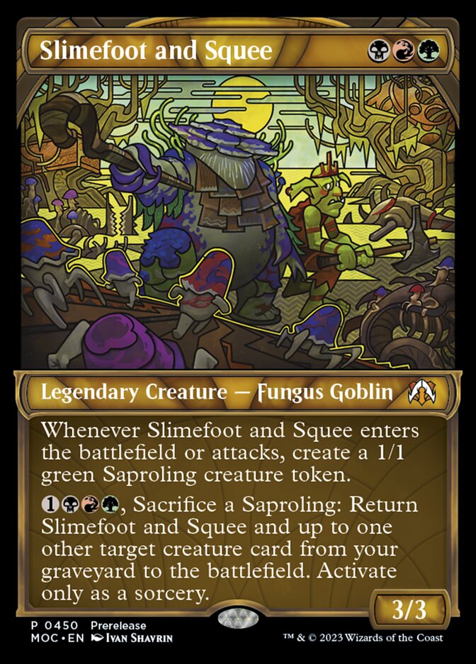 Magic the Gathering Card - Slimefoot and Squee - MTG Circle