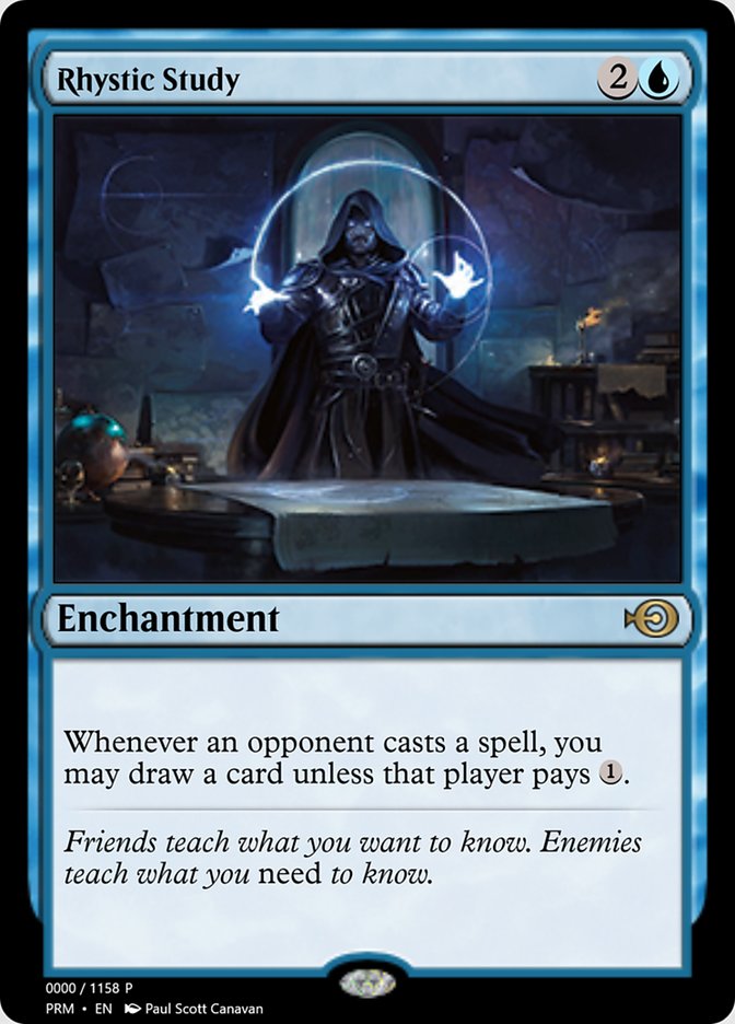 Magic the Gathering Card - Rhystic Study - MTG Circle