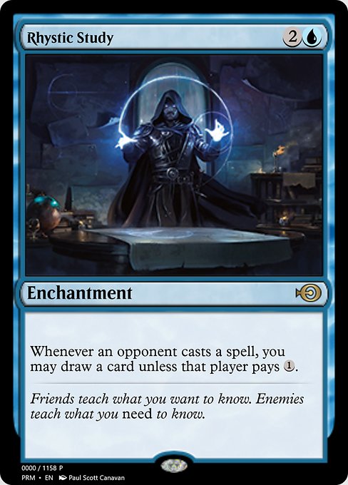 Magic the Gathering Card - Rhystic Study - MTG Circle