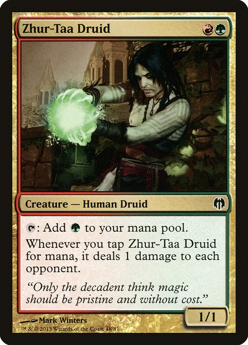 Magic the Gathering Card - Zhur-Taa Druid - MTG Circle