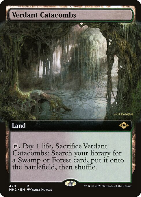 Magic the Gathering Card - Verdant Catacombs - MTG Circle