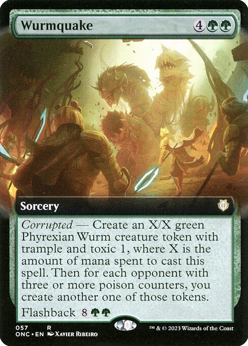 Magic the Gathering Card - Wurmquake - MTG Circle