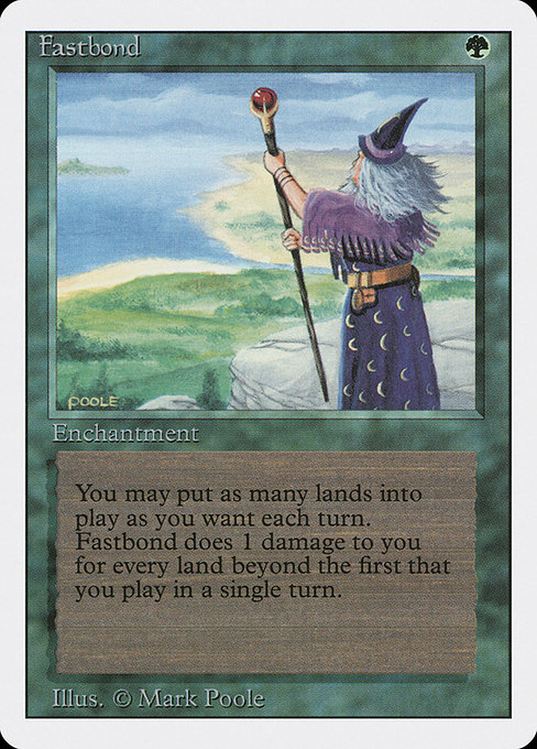 Magic the Gathering Card - Fastbond - MTG Circle