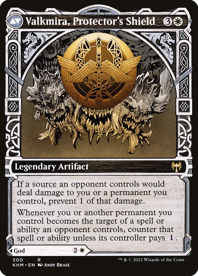 Magic the Gathering Card - Valkmira, Protector's Shield - MTG Circle