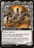 Magic the Gathering Card - Reidane, God of the Worthy // Valkmira, Protector's Shield - MTG Circle