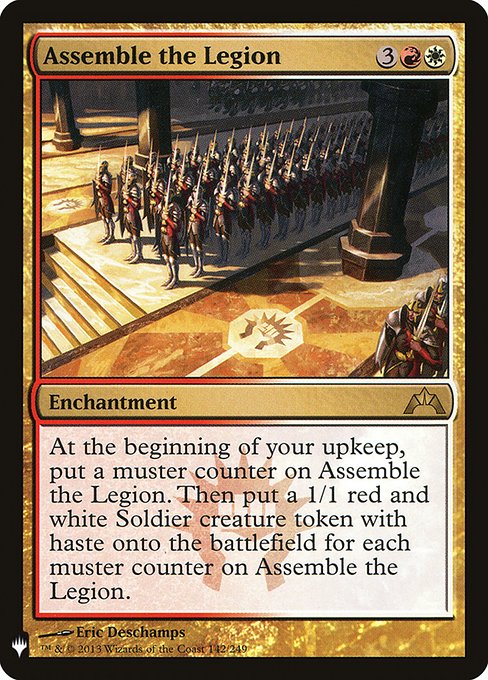 Magic the Gathering Card - Assemble the Legion - MTG Circle