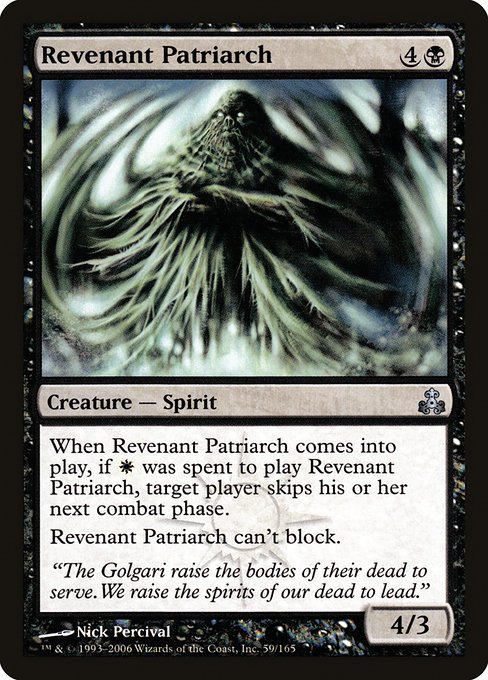 Magic the Gathering Card - Revenant Patriarch - MTG Circle