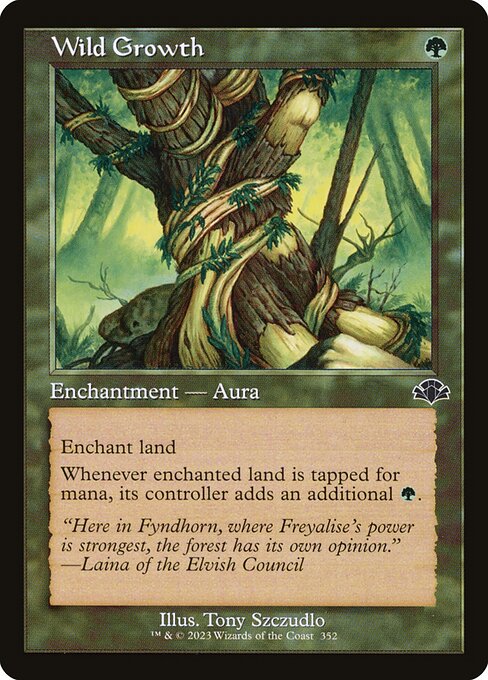 Magic the Gathering Card - Wild Growth - MTG Circle