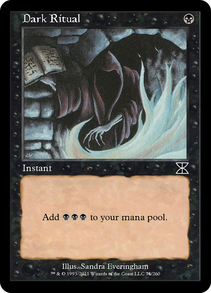 Magic the Gathering Card - Dark Ritual - MTG Circle