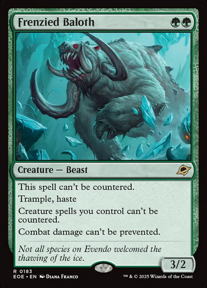 Magic the Gathering Card - Frenzied Baloth - MTG Circle