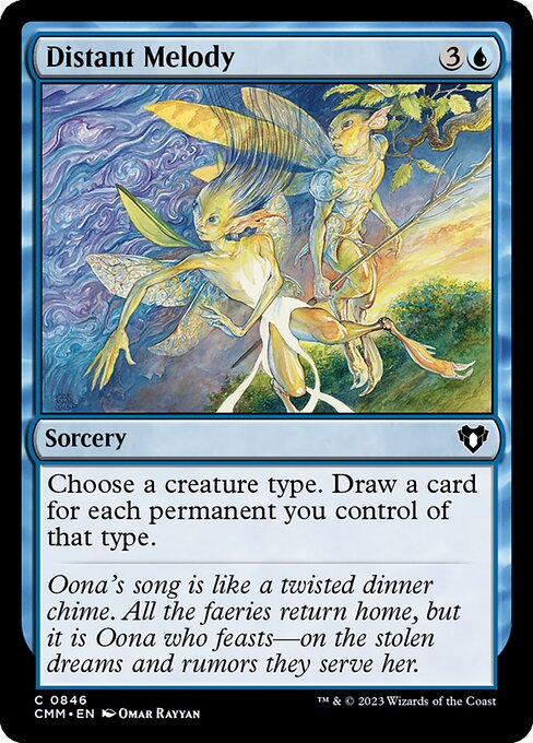 Magic the Gathering Card - Distant Melody - MTG Circle