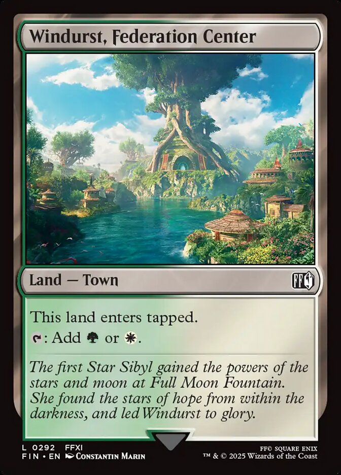Magic the Gathering Card - Windurst, Federation Center - MTG Circle