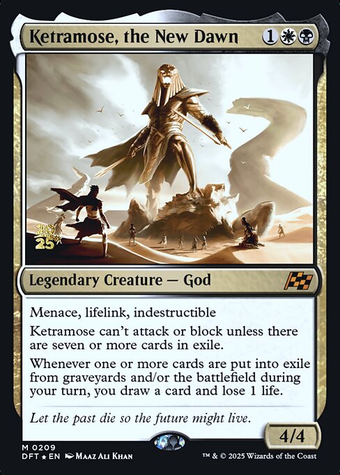 Magic the Gathering Card - Ketramose, the New Dawn - MTG Circle