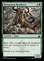 Magic the Gathering Card - Rampaging Rendhorn - MTG Circle