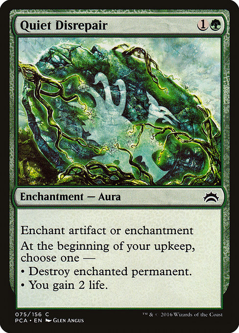 Magic the Gathering Card - Quiet Disrepair - MTG Circle