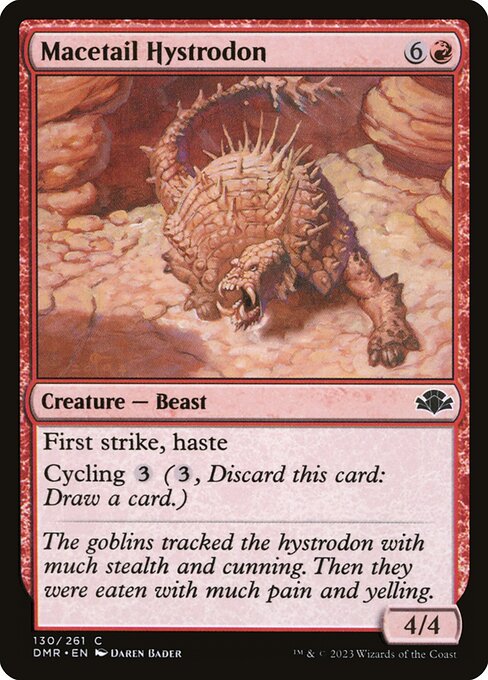 Magic the Gathering Card - Macetail Hystrodon - MTG Circle