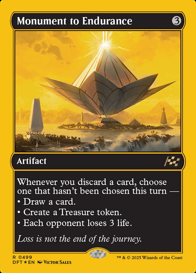 Magic the Gathering Card - Monument to Endurance - MTG Circle