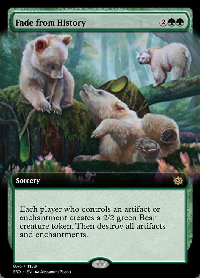 Magic the Gathering Card - Fade from History - MTG Circle