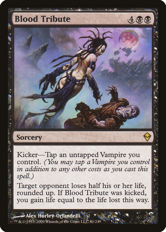 Magic the Gathering Card - Blood Tribute - MTG Circle