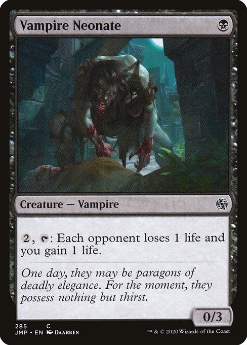 Magic the Gathering Card - Vampire Neonate - MTG Circle
