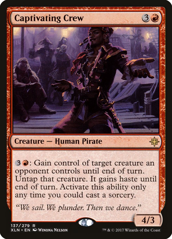 Magic the Gathering Card - Captivating Crew - MTG Circle
