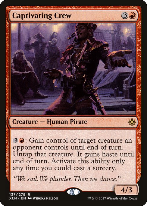 Magic the Gathering Card - Captivating Crew - MTG Circle