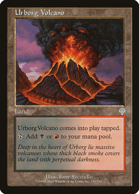 Magic the Gathering Card - Urborg Volcano - MTG Circle