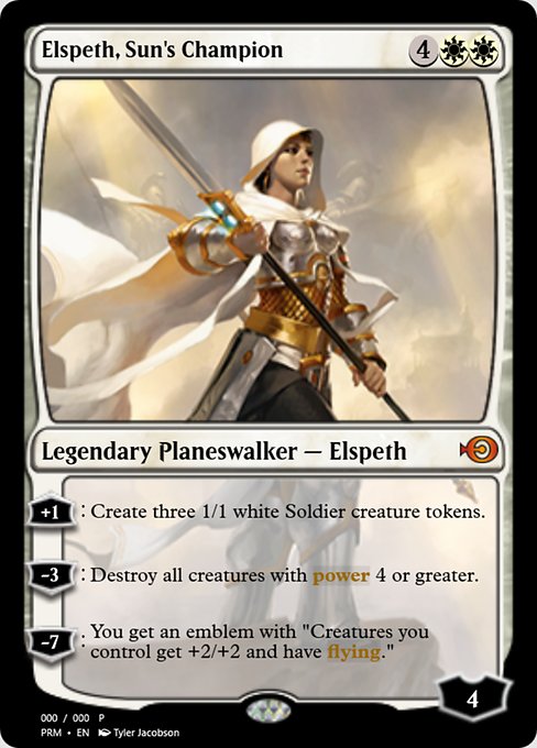 Magic the Gathering Card - Elspeth, Sun's Champion - MTG Circle