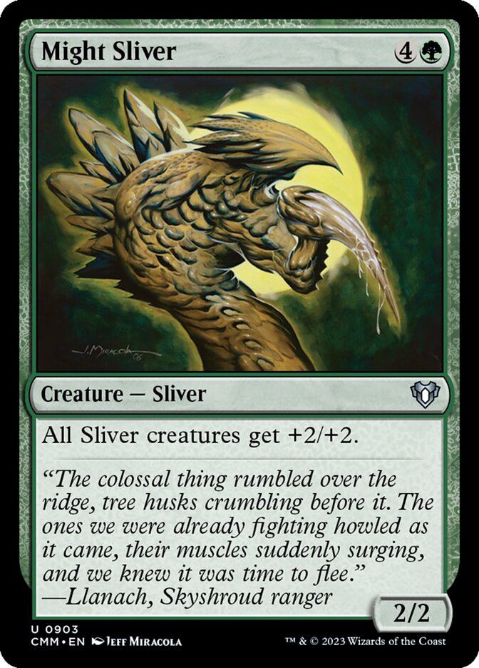 Magic the Gathering Card - Might Sliver - MTG Circle