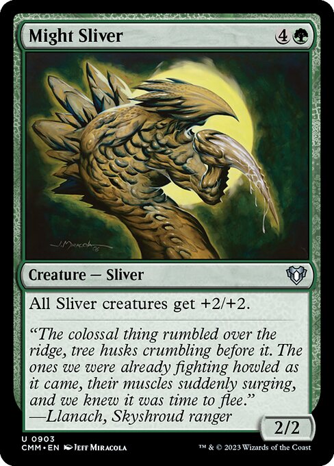Magic the Gathering Card - Might Sliver - MTG Circle