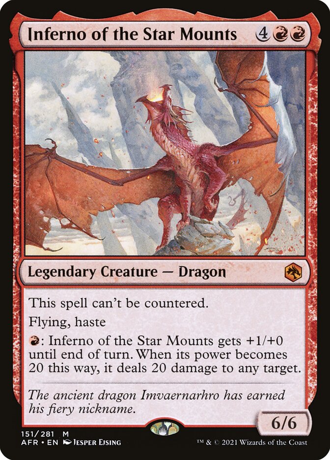 Magic the Gathering Card - Inferno of the Star Mounts - MTG Circle