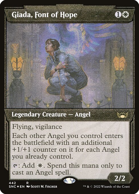 Magic the Gathering Card - Giada, Font of Hope - MTG Circle