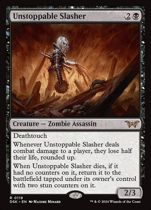 Magic the Gathering Card - Unstoppable Slasher - MTG Circle