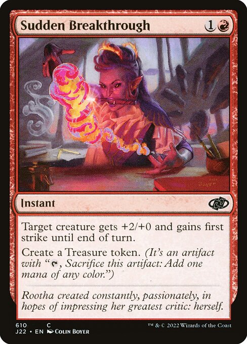 Magic the Gathering Card - Sudden Breakthrough - MTG Circle