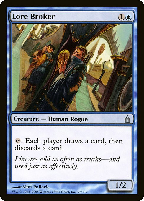 Magic the Gathering Card - Lore Broker - MTG Circle