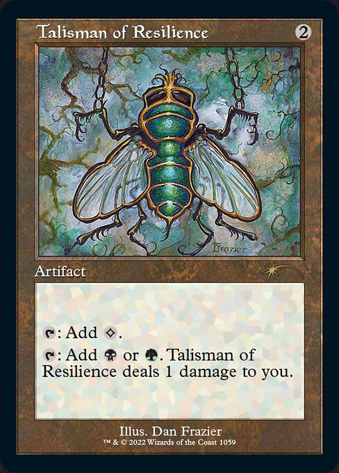 Magic the Gathering Card - Talisman of Resilience - MTG Circle