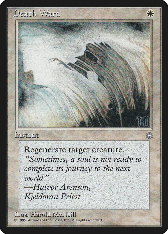 Magic the Gathering Card - Death Ward - MTG Circle