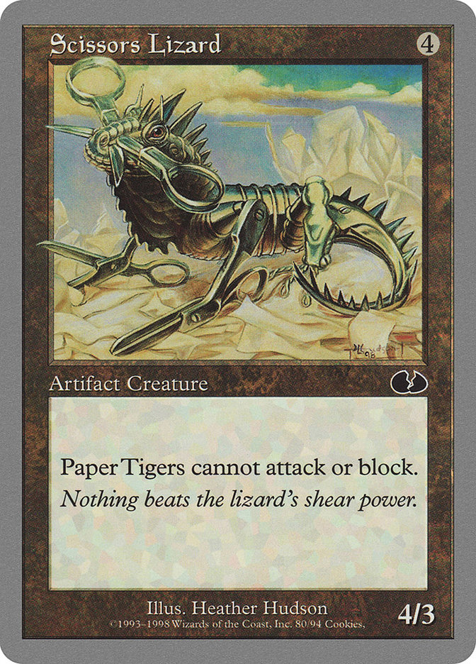 Magic the Gathering Card - Scissors Lizard - MTG Circle