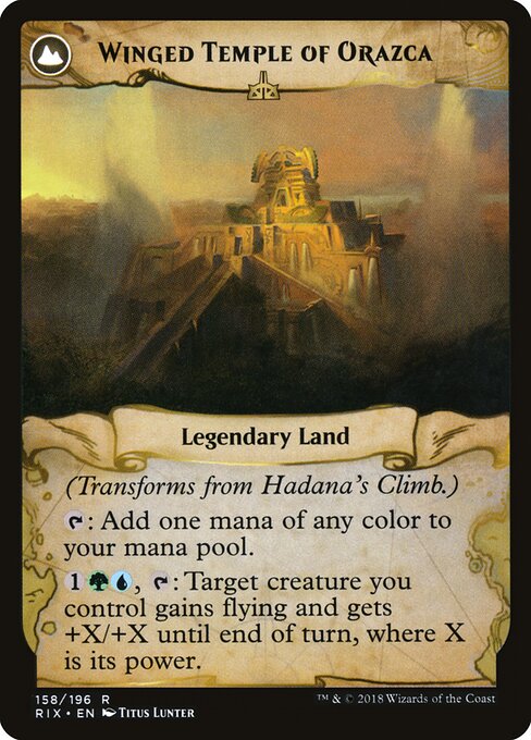 Magic the Gathering Card - Winged Temple of Orazca - MTG Circle
