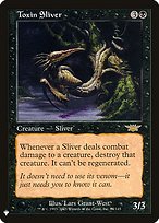 Magic the Gathering Card - Toxin Sliver - MTG Circle