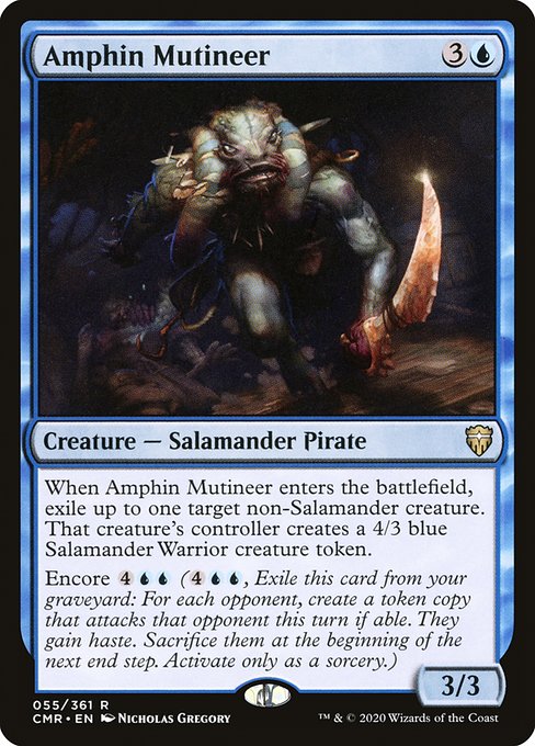 Magic the Gathering Card - Amphin Mutineer - MTG Circle