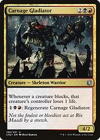 Magic the Gathering Card - Carnage Gladiator - MTG Circle